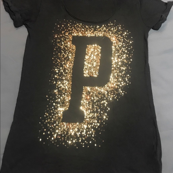 black and gold sequin shirt